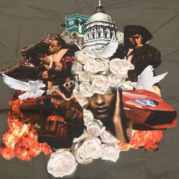 Migos Culture Graphic Tee Men’s Size L YRN Hip Hop Streetwear Rap Shirt NWT - Picture 2 of 7
